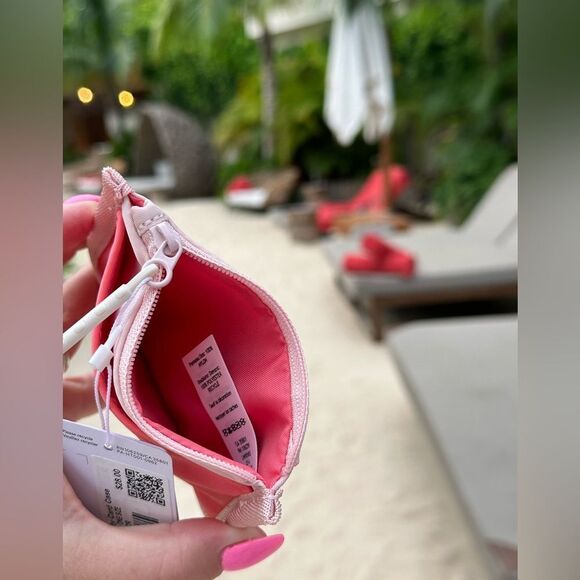 Lululemon True Identity Card Case Pink Mist/White Opal/Raspberry Cream NWT‎ - Picture 4 of 6